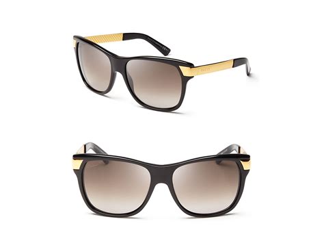 gucci sunglasses gold and black|gucci sunglasses unisex.